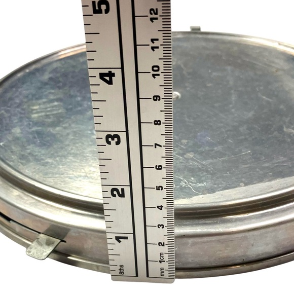 Mirro Aluminum Cake Saver Carrier Locking Lid W/ Handle Pan Vintage 60s USA Made - Picture 12 of 13